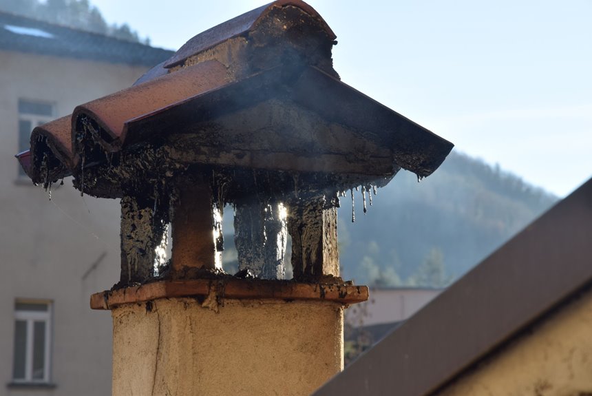 chimney creosote removal safety