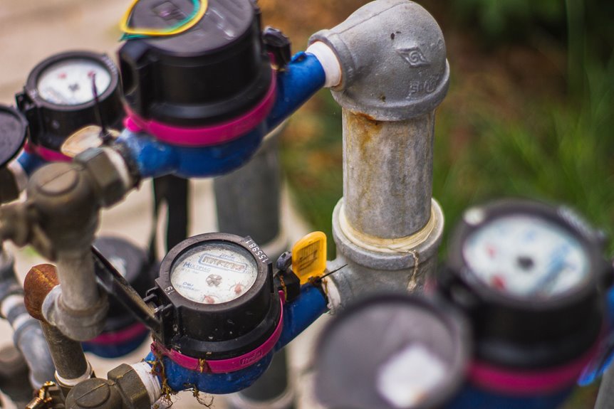 clogged pipes or pump