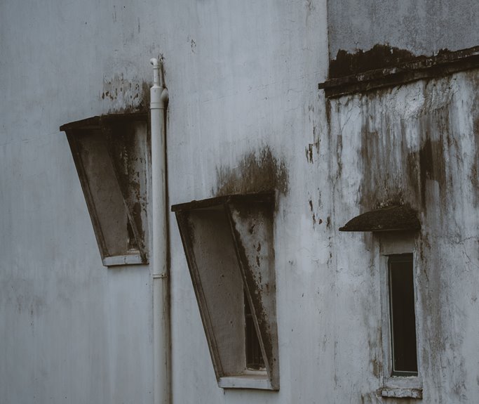 dampness causing moldy odor
