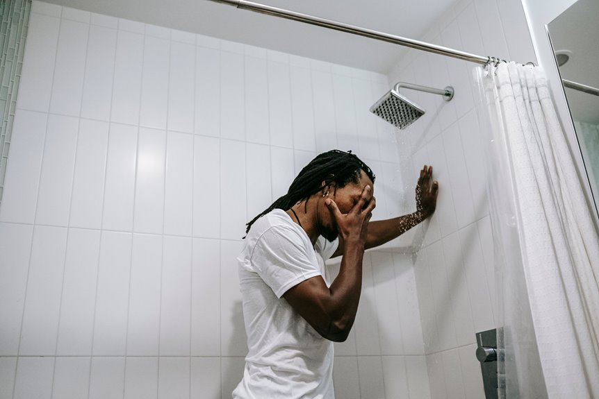 low shower water pressure