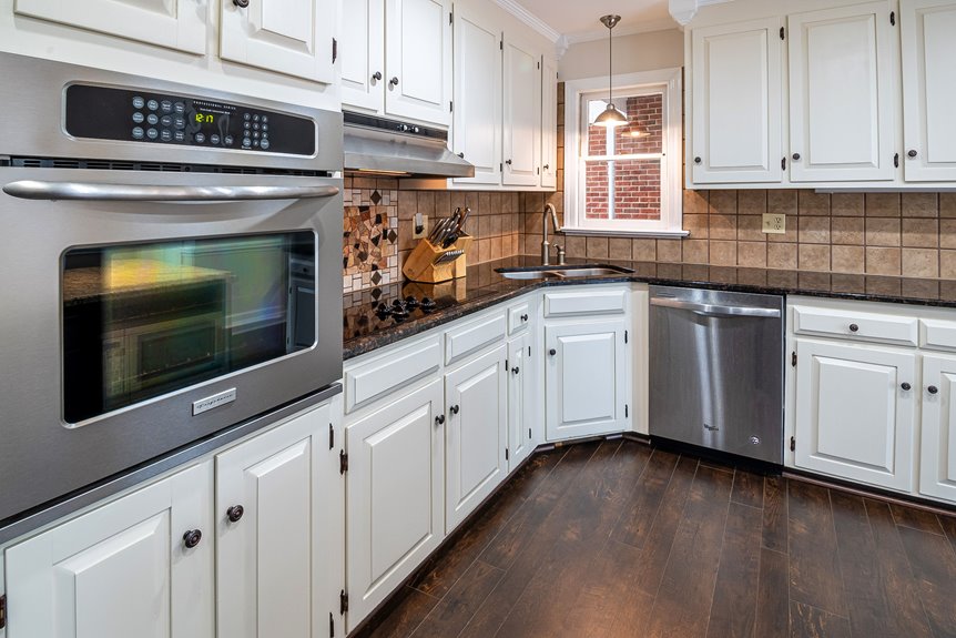 removing heavy kitchen cabinet grease