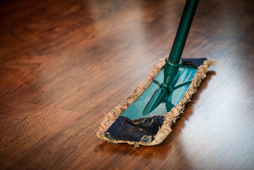 streak free laminate floor cleaning